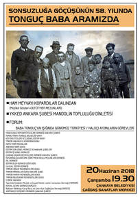 "Tonguç Baba" Forum İle Anılacak...